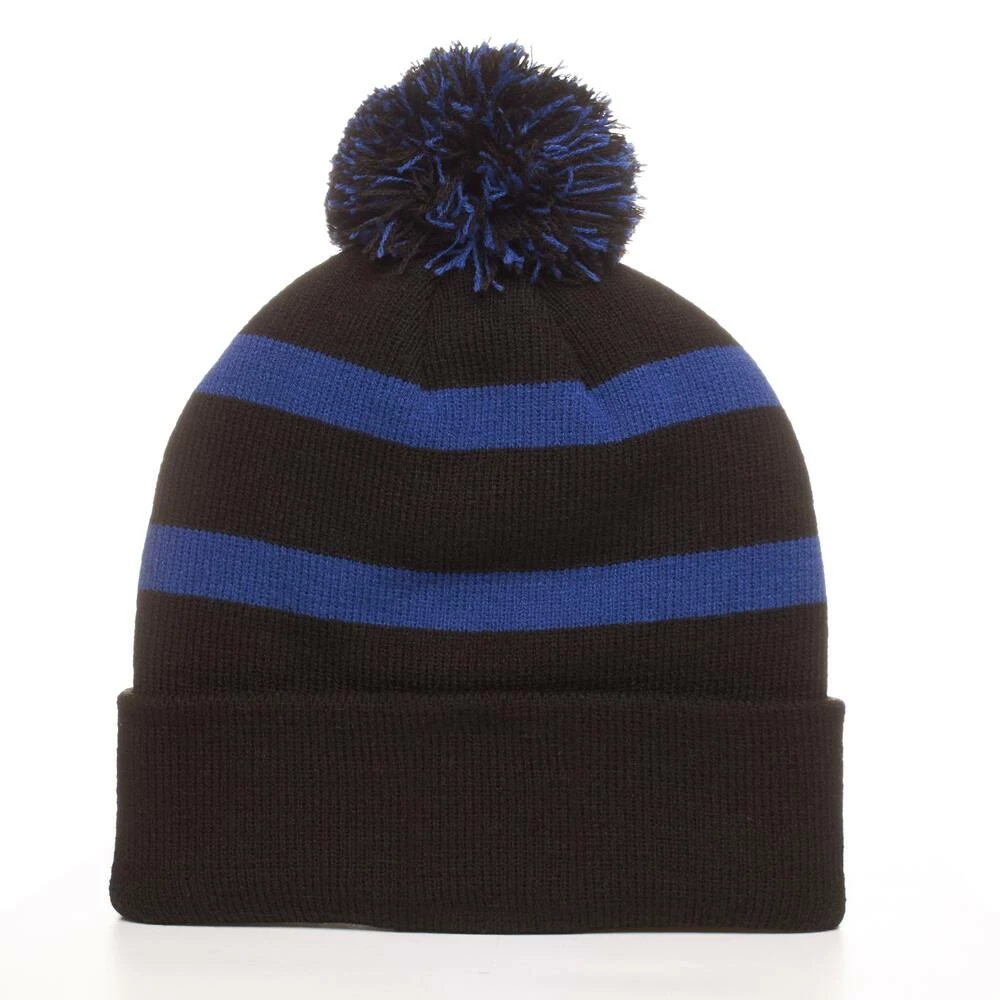 Fan Favorite NHL Toronto Maple Leafs Mass Breakaway Cuffed Knit Fashion Pom Beanie Toque 4 Fan Favorite NHL Toronto Maple Leafs Mass Breakaway Cuffed Knit Fashion Pom Beanie Toque - Image 2