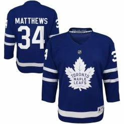 NHL Toronto Maple Leafs Auston Matthews Replica Jersey, Youth