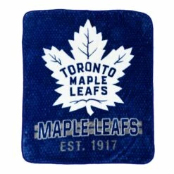 NHL Toronto Maple Leafs Hockey Plush Super Soft Throw Blanket, 40-in X 50-in