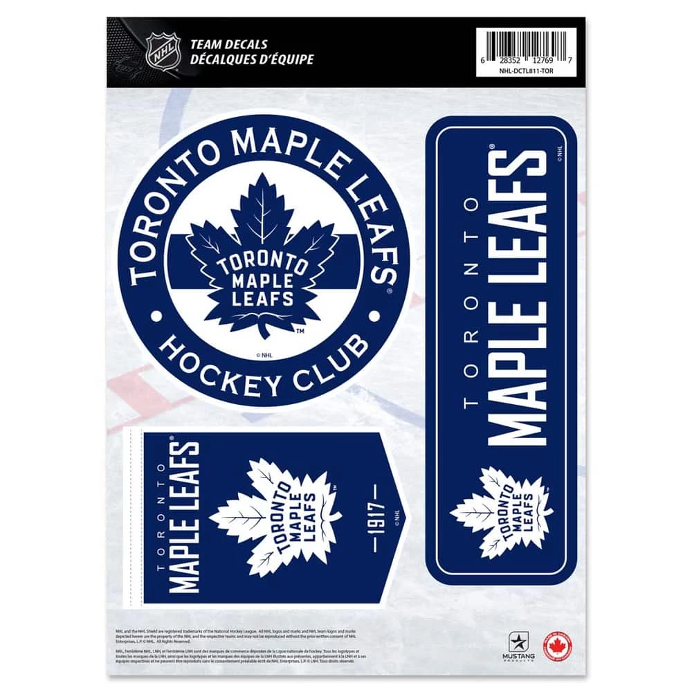 NHL Toronto Maple Leafs Hockey Team Vinyl Decals 3 NHL Toronto Maple Leafs Hockey Team Vinyl Decals