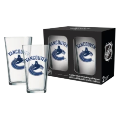 NHL Vancouver Canucks Mixing Pint Glass Box Set, 2-pk, 16-oz