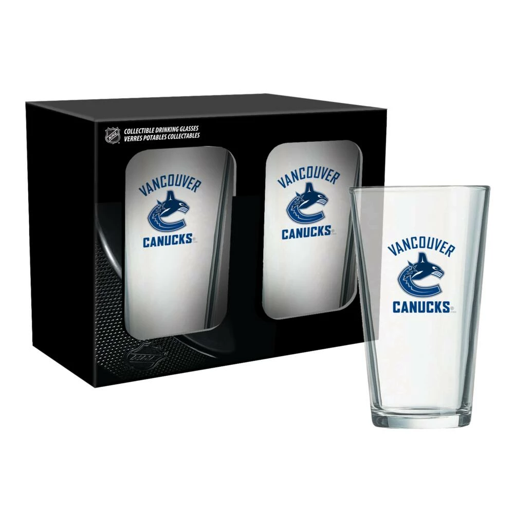 NHL Vancouver Canucks Mixing Pint Glass Box Set, 2-pk, 16-oz 4 NHL Vancouver Canucks Mixing Pint Glass Box Set, 2-pk, 16-oz - Image 2