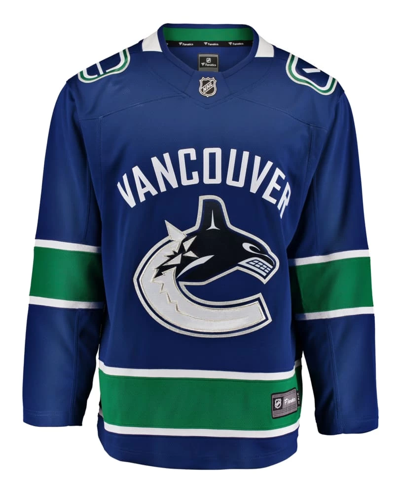 NHL Vancouver Canucks Breakaway Jersey, Blue 3 NHL Vancouver Canucks Breakaway Jersey, Blue