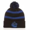 Fan Favorite NHL Vancouver Canucks Mass Breakaway Cuffed Knit Fashion Pom Beanie Toque -NHL Shop vancouver canucks lifestyle toque black 9c052b37 87dc 4509 a024 c07a248e0a17