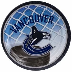 NHL Vancouver Canucks Lunch Plates, 8-pk