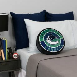 NHL Vancouver Canucks Hockey Puck Pillow Cushion -NHL Shop vancouver canucks puck pillow 524dc5f4 739b 4c4b a7ba ce0535046a3b