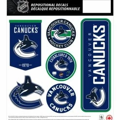 NHL Vancouver Canucks Hockey Team Wall Decals