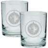 NHL Winnipeg Jets Etched Hockey Logo Glasses Gift Set, 2-pk -NHL Shop winnipeg jets 2 pack rock glass 259b85ac ffa9 44f4 a554 344fe5180637