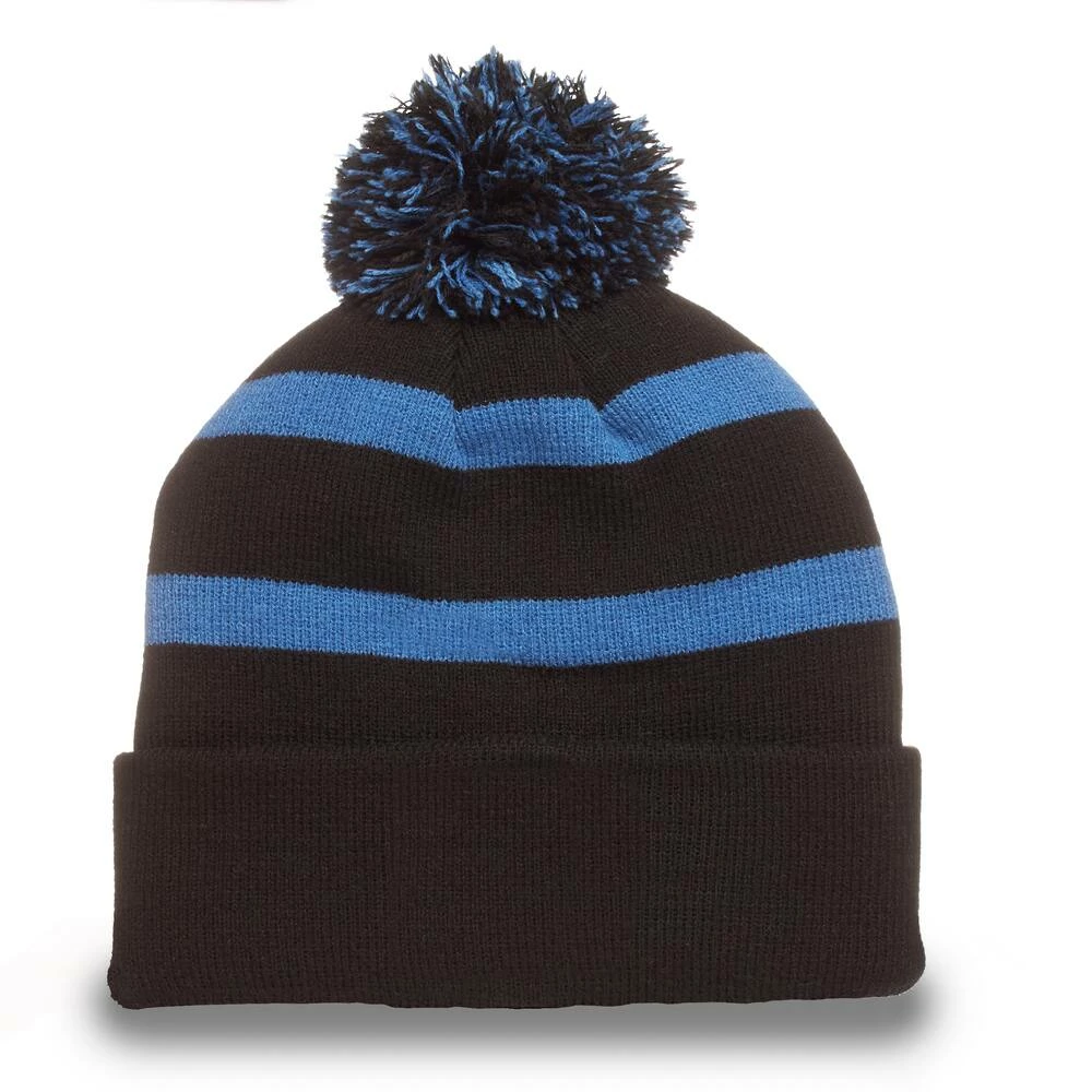 Fan Favorite NHL Winnipeg Jets Mass Breakaway Cuffed Knit Fashion Pom Beanie Toque 4 Fan Favorite NHL Winnipeg Jets Mass Breakaway Cuffed Knit Fashion Pom Beanie Toque - Image 2