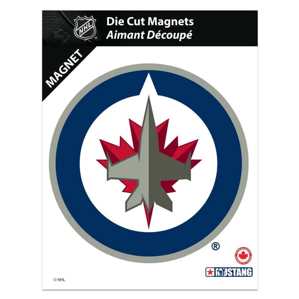 NHL Winnipeg Jets Hockey Team Crest Magnet, 8-in 4 NHL Winnipeg Jets Hockey Team Crest Magnet, 8-in - Image 2