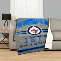 NHL Winnipeg Jets Hockey Plush Super Soft Throw Blanket, 40-in X 50-in -NHL Shop winnipeg jets plush throw 40 x50 190ee8ae 6879 4e8d b54f 1fc7881641cb