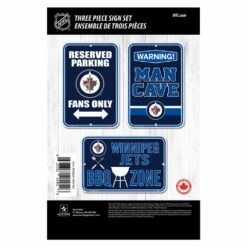 NHL Winnipeg Jets Hockey Team Collectible Sign Set, 3-pc