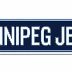 NHL Winnipeg Jets Street Sign Wall Decoration