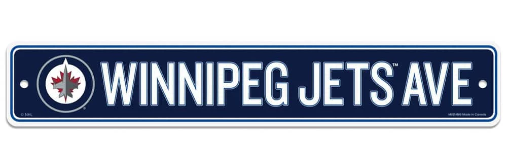 NHL Winnipeg Jets Street Sign Wall Decoration 3 NHL Winnipeg Jets Street Sign Wall Decoration