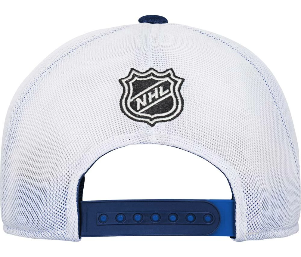 NHL Winnipeg Jets Winger Meshback Adjustable Hockey Hat, Navy, Youth 5 NHL Winnipeg Jets Winger Meshback Adjustable Hockey Hat, Navy, Youth - Image 3
